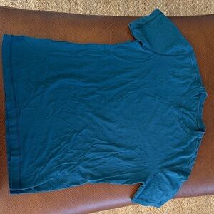 lululemon athletica Deep Blue Short Sleeve Tee